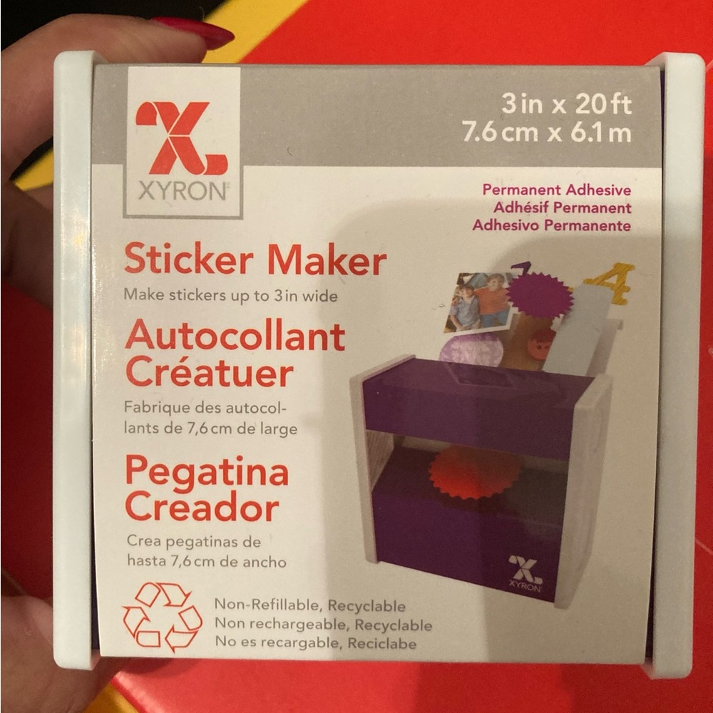 Xyron Purple Sticker Maker - Picture 2 of 5